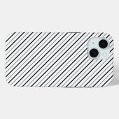Zwarte Lijn Geometrie Eenvoudig Case-Mate iPhone Case (Achterkant (horizontaal))