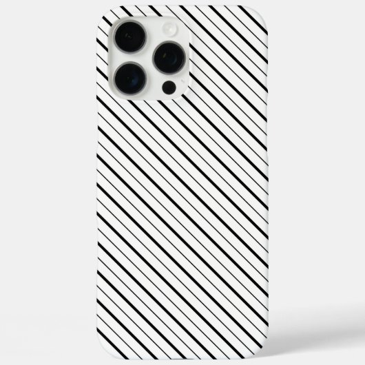 Zwarte Lijn Geometrie Eenvoudig Case-Mate iPhone Case (Achterkant)