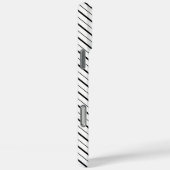 Zwarte Lijn Geometrie Eenvoudig Case-Mate iPhone Case (Achterkant / Rechts)