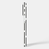 Zwarte Lijn Geometrisch Patroon Case-Mate iPhone Case (Achterkant / Links)