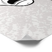 Zwarte lijn voor comedy- en tragedie-theater poster (Hoek)