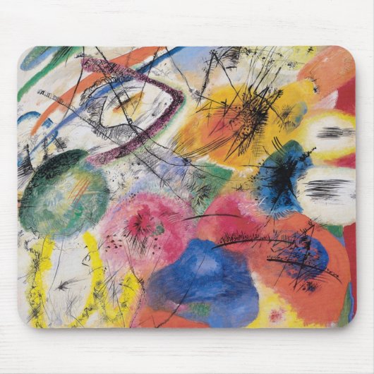 Zwarte lijnen muismat (Voorkant)