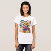 Zwarte lijnen t-shirt (Voorkant volledig)