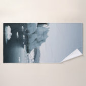 ZWARTE LIJST MET WIT BED SHEET BADHANDDOEK (Badhanddoek)