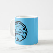 Zwarte Lijst Mok voor kaartgamembemanningen (Voorkant links)