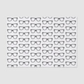Zwarte Lijst Retro-bril Tissuepapier (Voorkant)