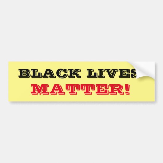 ZWARTE LIJST VAN LEVENS MET STROOMbumper Bumpersticker (Voorkant)