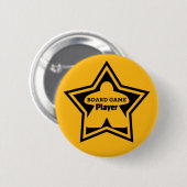 Zwarte Lijst voor kaartspel Ronde Button 5,7 Cm (Voorkant /achterkant)