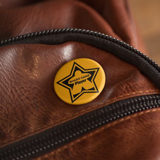 Zwarte Lijst voor kaartspel Ronde Button 5,7 Cm