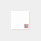 Zwarte Lijster Die Uit Een Cadeaudoos Kijkt Post-it® Notes (Voorkant)