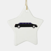 Zwarte Limo Keramisch Ornament (Rechts)