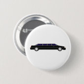 Zwarte Limo Ronde Button 5,7 Cm (Voorkant /achterkant)