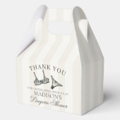 Zwarte lingerie douche vrijgezellenfeest met dakra bedankdoosjes (Achterkant)