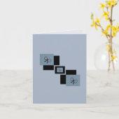 Zwarte lint-Kaart Kaart (Gele Bloem)