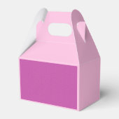 Zwarte Lint Roze Bloem Bedankdoosjes (Achterkant)