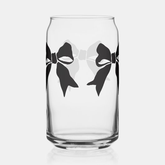 Zwarte linten blikvorm glas (Rechts)