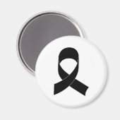 Zwarte linttekening magneet (Voorkant / Achterkant)