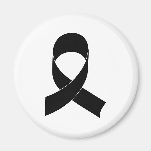 Zwarte linttekening magneet (Voorkant)