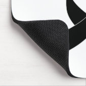 Zwarte linttekening muismat (Hoek)