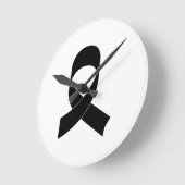 Zwarte linttekening ronde klok (Hoek)