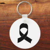 Zwarte linttekening sleutelhanger (Voorkant)