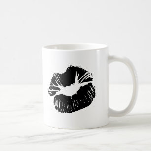 Zwarte Lips Koffiemok