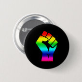 Zwarte Lives Matjessymbool tegen racisme LGBTQ reg Ronde Button 5,7 Cm (Voorkant /achterkant)