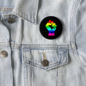 Zwarte Lives Matjessymbool tegen racisme LGBTQ reg Ronde Button 5,7 Cm (In situ)