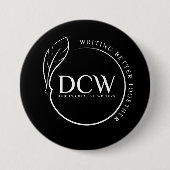 Zwarte Logo Button (Voorkant)