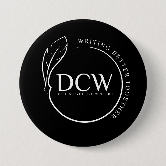 Zwarte Logo Button (Voorkant)