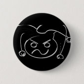 Zwarte Logo Button (Voorkant)