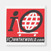 Zwarte Logo magneet (Voorkant)