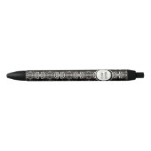 Zwarte Logo op witte art deco Inkt Pen (Voorkant)