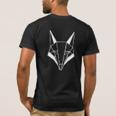 Zwarte logo voor mannen t-shirt (Achterkant)