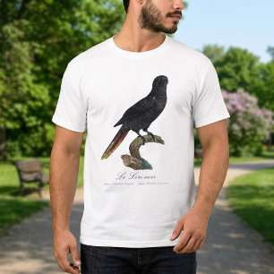 Zwarte lori of Zwarte koraallori, Chalcopsitta atr T-shirt