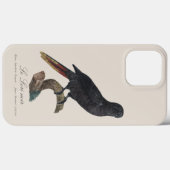 Zwarte lori of Zwarte papegaai, Chalcopsitta atra Case-Mate iPhone Case (Achterkant (horizontaal))