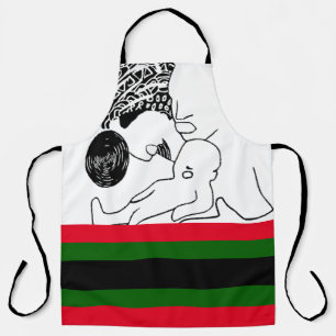 Zwarte Love Black Family AFRICAN Schort