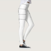 Zwarte Love Family Leggings Wit (Rechts)