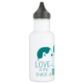 ZWARTE LOVE IN AQUA WATERFLES  (Links)