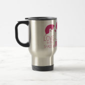 ZWARTE LOVE IN PINK REISBEKER (Links)