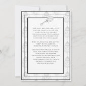 Zwarte Luiers Baby Jongen Geboorteaankondiging Kaart (Achterkant)