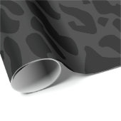 zwarte luipaard cadeaupapier (Rol Hoek)