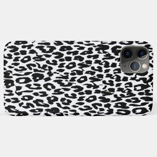Zwarte luipaard Case-Mate iPhone case (Achterkant (horizontaal))