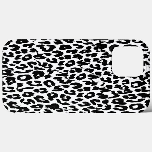 Zwarte luipaard Case-Mate iPhone case (Achterkant (horizontaal))