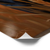 Zwarte luipaard in Savannah Grasses Perfect Poster (Hoek)