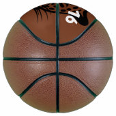 Zwarte luipaard personaliseren basketbal (Rechts)
