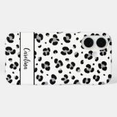 Zwarte Luipaard Persoonlijke Moderne iPhone Hoes (Achterkant (horizontaal))