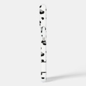 Zwarte Luipaard Persoonlijke Moderne iPhone Hoes (Achterkant / Links)