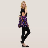Zwarte luipvlinder tote bag (Op model)