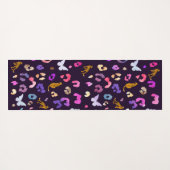 Zwarte luipvlinder yogamat (Achterkant (horizontaal))